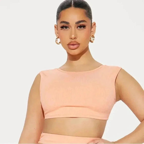 Coral Snatched Top - Picture 1 of 8